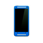 iGlow Full Body Wrap for HTC One // Vivid Blue (HTC One)