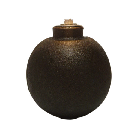 Hand Grenade Oil Lamp // Natural Ball