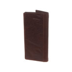 Westminster Buffalo Leather Breast Pocket Wallet // Conker Brown