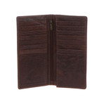 Westminster Buffalo Leather Breast Pocket Wallet // Conker Brown