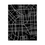 Baltimore City Map (Black)