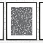 London City Map (Black)