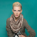 Scarf Necklace // Light Brown