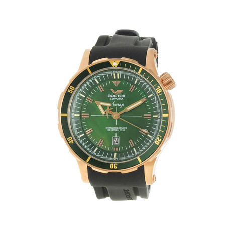 Anchar Men's Diver // Automatic // Green Mother of Pearl