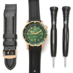 Anchar Men's Diver // Automatic // Green Mother of Pearl