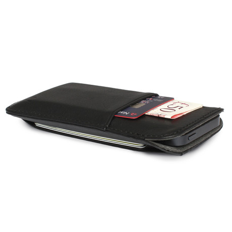 Windsor Wallet Sleeve iPhone 5 // Black