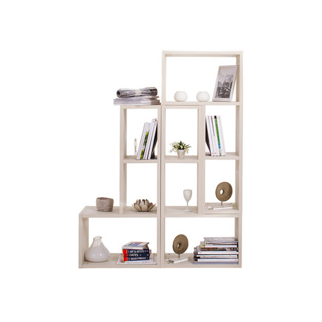 Puzzle Bookcase / Tv Unit Maple