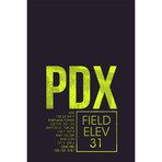 PDX // Portland (Print - 12" x 18")