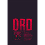 ORD // Chicago (Print - 12" x 18")