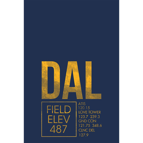 DAL // Dallas (Print - 12" x 18")