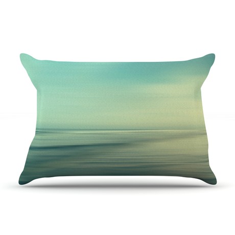 "Beach" Fleece Pillow Case (Standard: 30" x 20")