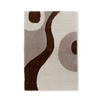 Design Rug with Quilted Backing // Earth Contemporary Design (6'x9')