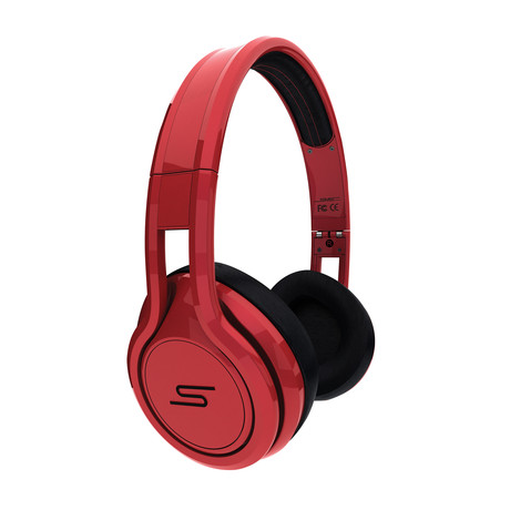 STREET by 50 Wired On-Ear Headphones // Red