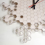 Honeycomb Clock // Large