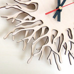 Coral Branch Clock