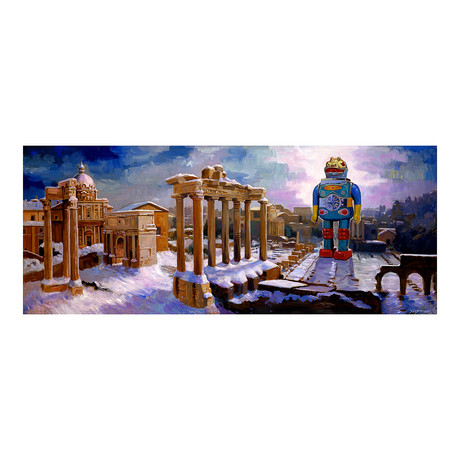 Change Man Visits Rome // Signed Limited Edition (Small 17" x 22")