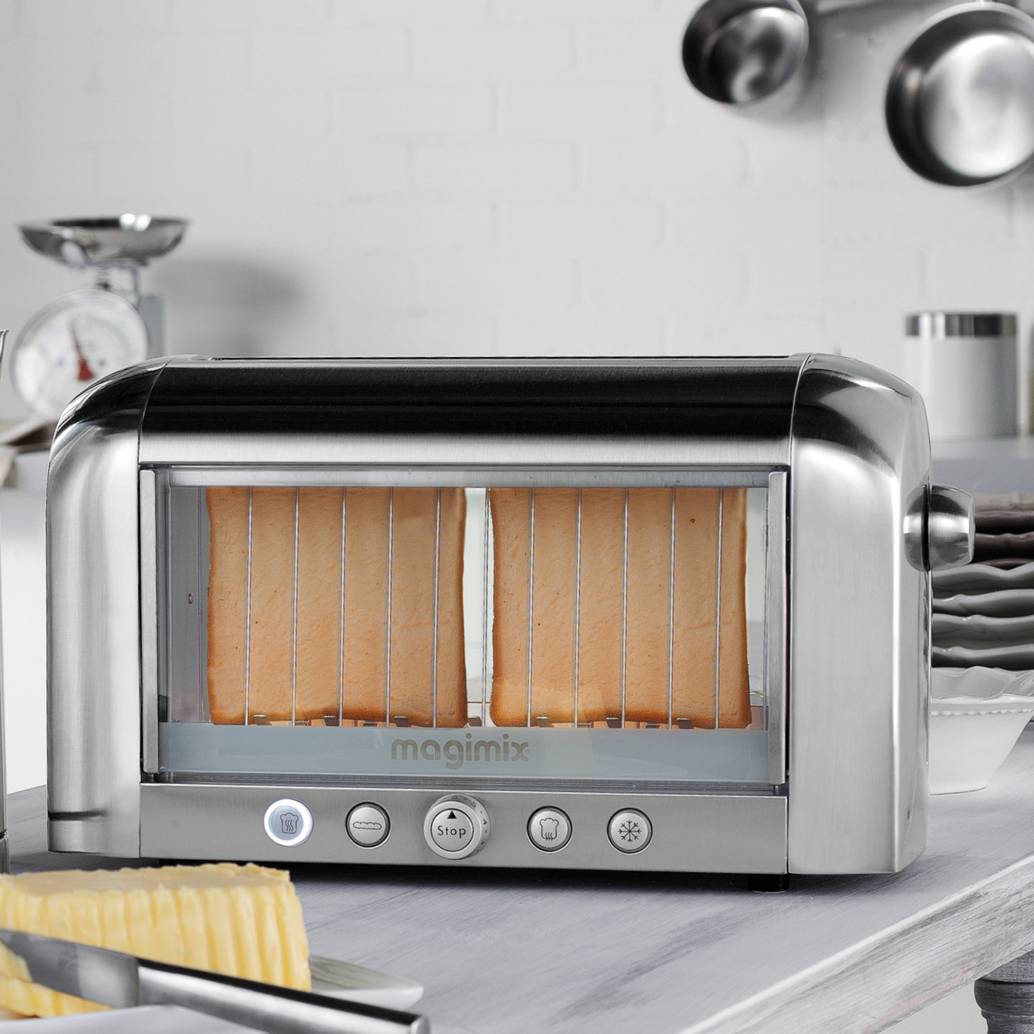 Vision Toaster // Chrome - Magimix by Robot-Coupe - Touch ...