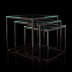 Croma Nesting Set (Silver Frame + Clear Glass)