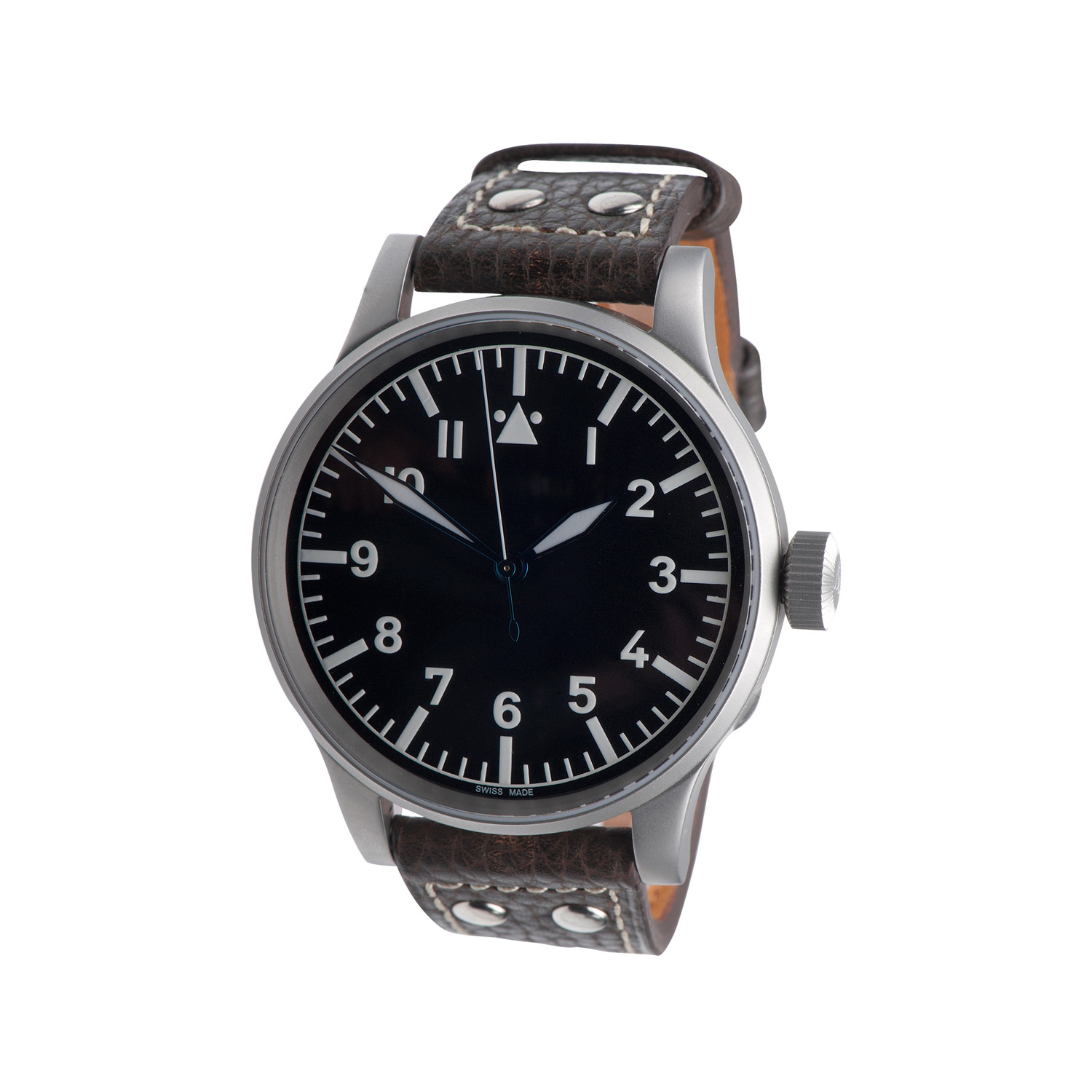 Militare Vintage B-Uhr 48MM Watch // Black Dial - Azimuth - Touch of Modern