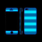 Glow Gel Skin for iPhone 5/5S // Nautical Striped