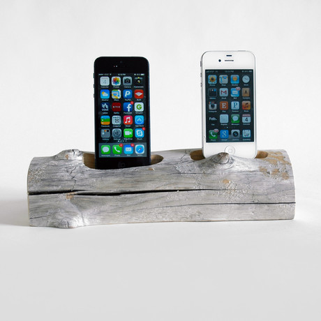 Driftwood Docking Station // Double Smartphone (iPhone 5/6/6+ + iPhone 5/6/6+)
