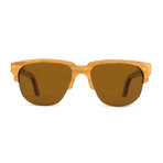 Charlie // Cherry Hardwood (Brown Lens)