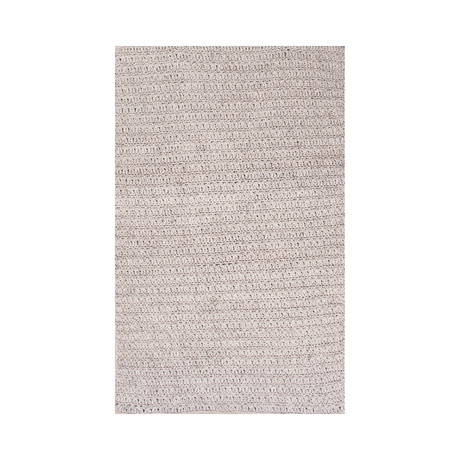 Textured Reversible Wool // Multi-Ivory (2' x 3')
