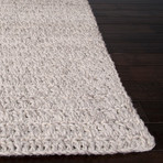 Textured Reversible Wool // Multi-Ivory (2' x 3')