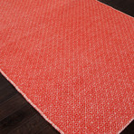 Flat-Weave Soft Hand Wool // Red (5' x 8')