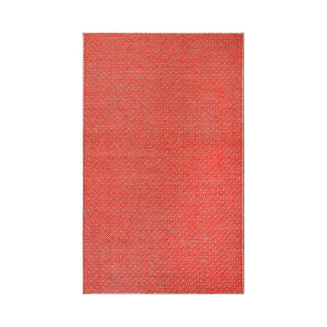 Flat-Weave Soft Hand Wool // Red (5' x 8')