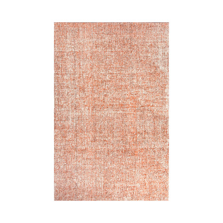Hand-Tufted Durable Wool // Orange (5' x 8')