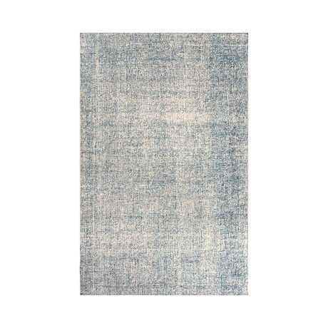 Hand-Tufted Durable Wool // Blue (5' x 8')