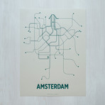 Amsterdam Screen Print (Old Green + Jungle)
