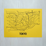 Tokyo Screen Print (Yellow + Black)