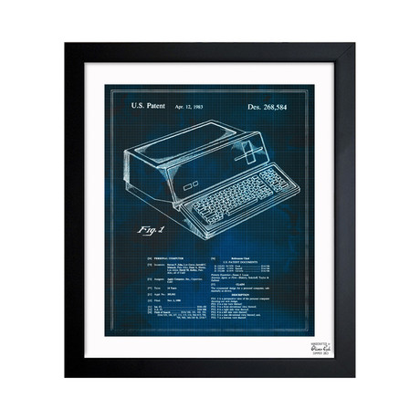 First Apple Personal Computer 1983 (10"L x 12"W)