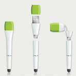 Stylus Pen (White + Green)