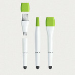 Stylus Pen (White + Green)