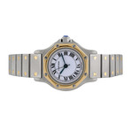 Ladies' Cartier Santos Octagonal 18K Gold & SS // c.2000's