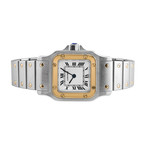 Ladies' Cartier Santos Galbee 18K Gold & SS  // c. 2000's