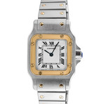 Ladies' Cartier Santos Galbee 18K Gold & SS  // c. 2000's