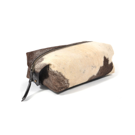 Cowhide Leather Dopp Kit Bag // Timothy