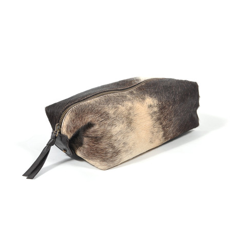 Cowhide Leather Dopp Kit Bag // Zeke