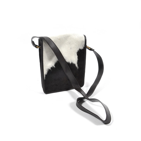 Cowhide Leather Satchel Bag // Bailey