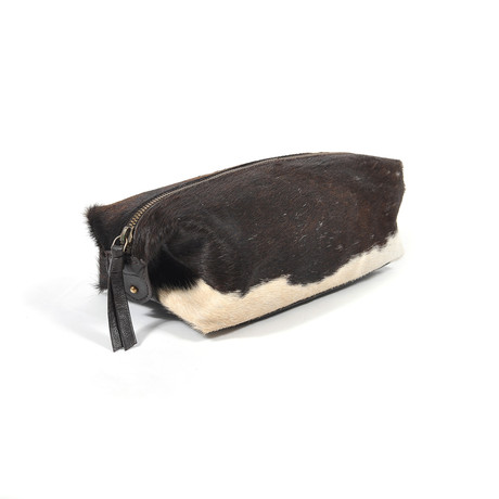Cowhide Leather Dopp Kit Bag // Michael