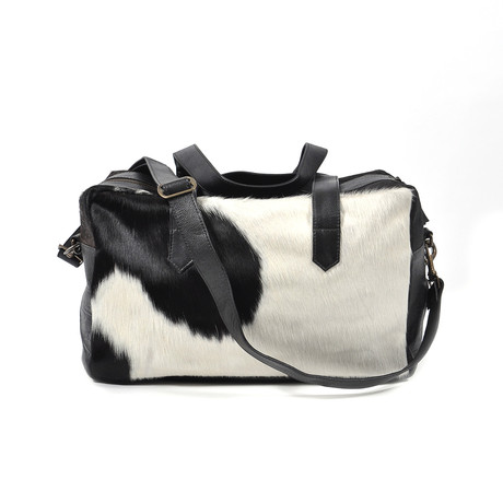 Cowhide Leather Duffle Bag // Ronald