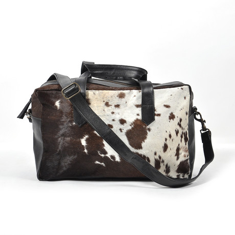 Cowhide Leather Duffle Bag // Dominic