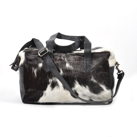 Cowhide Leather Duffle Bag // Alexander
