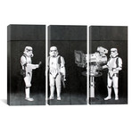 Stormtroopers Filming Oscars // Canvas Print (26"L  x 18"W)