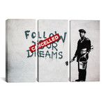 Dreams Cancelled // Banksy (26"W x 18"H x 0.75"D)