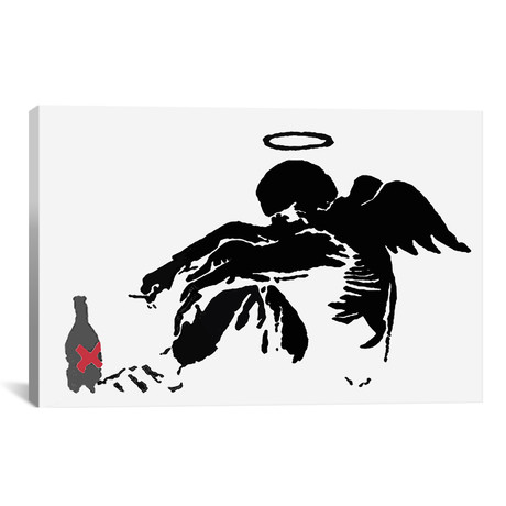Drunken Angel I // Canvas Print (26"L  x 18"W)